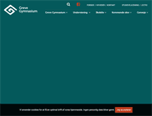 Tablet Screenshot of greve-gym.dk
